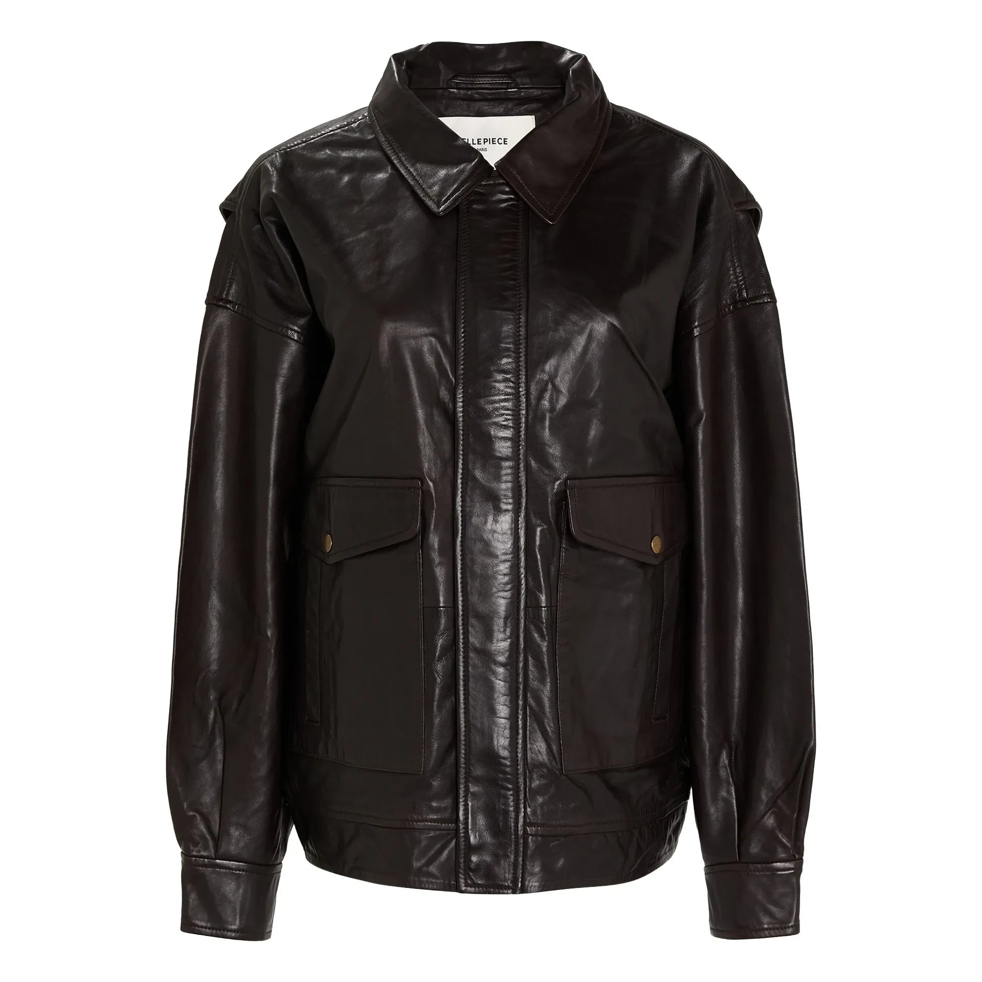 BELLEPIECE - Edgar Lederjacke | Braun