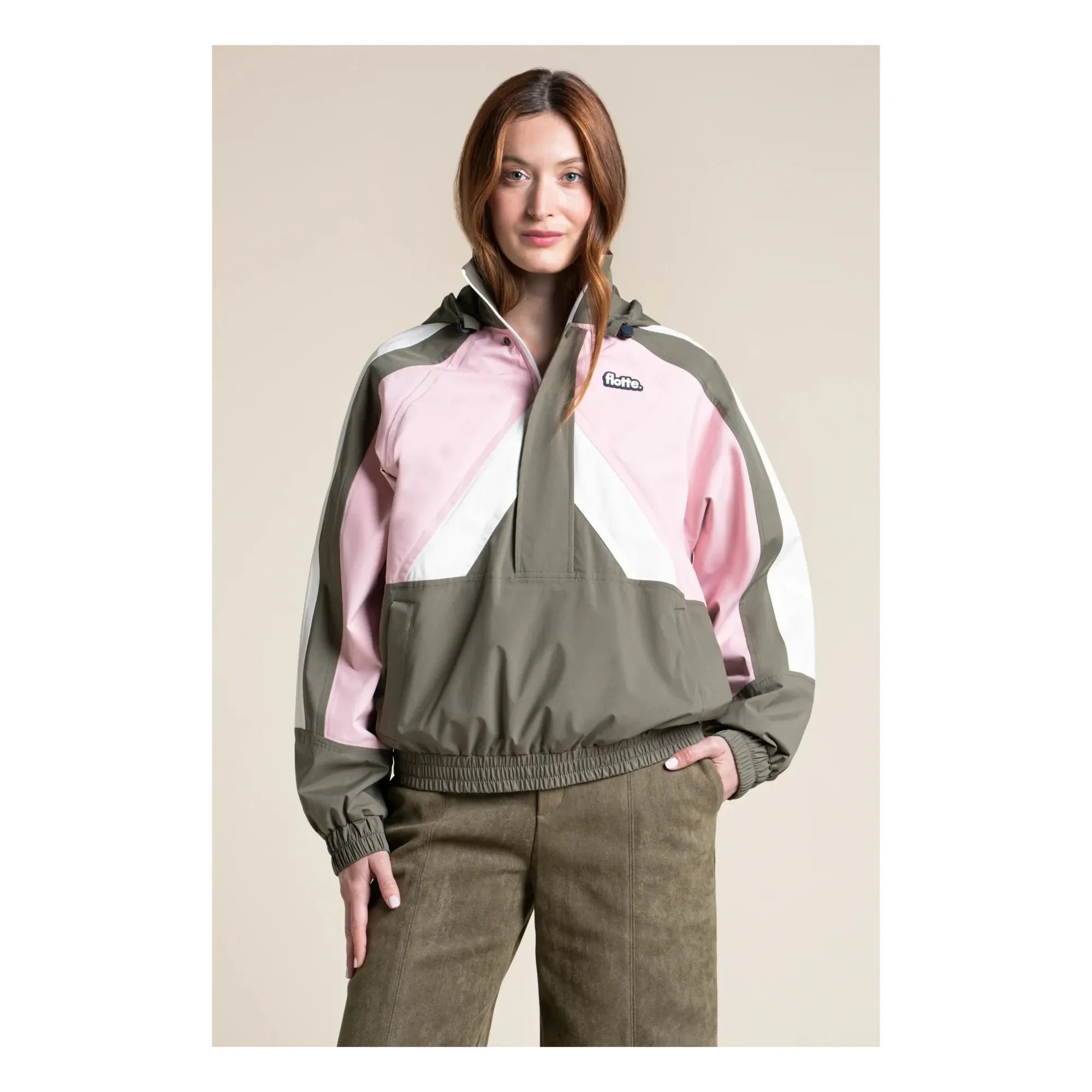 Flotte - Abbesses waterproof jacket | Khaki