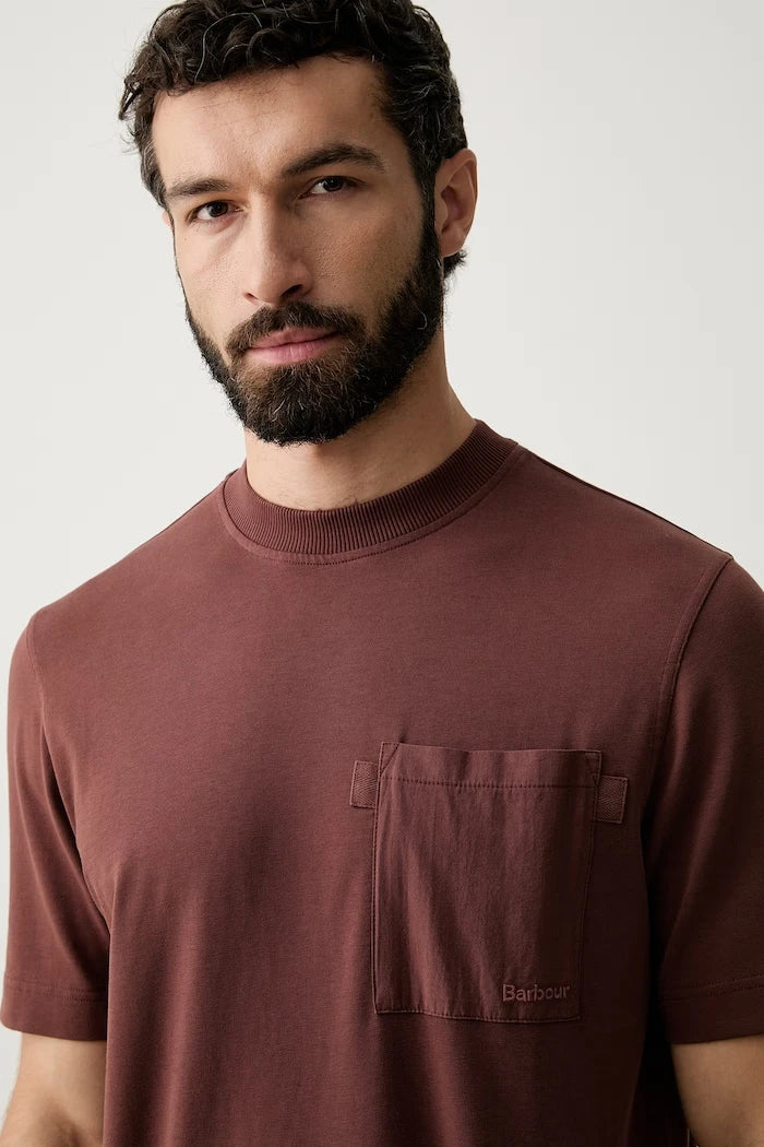 Barbour erkek pamuklu Ivergill tişört