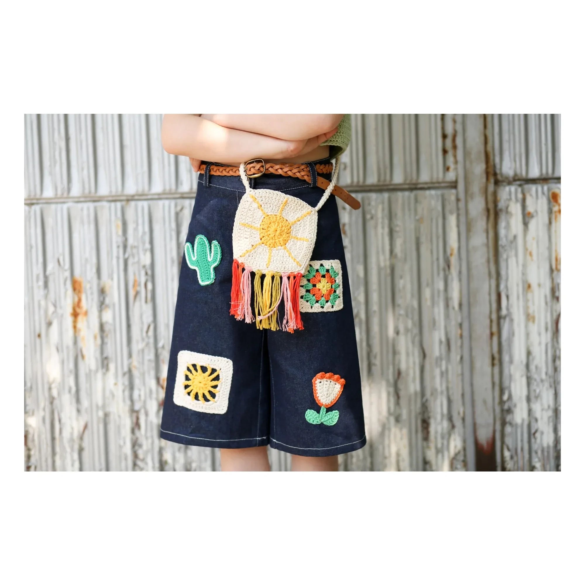 Kalinka - Häkel-Sonnen-Tasche | Ecru
