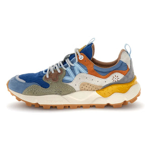 Flower Mountain - Yamano 3 Wildleder- und Nylon-Sneaker | Graublau