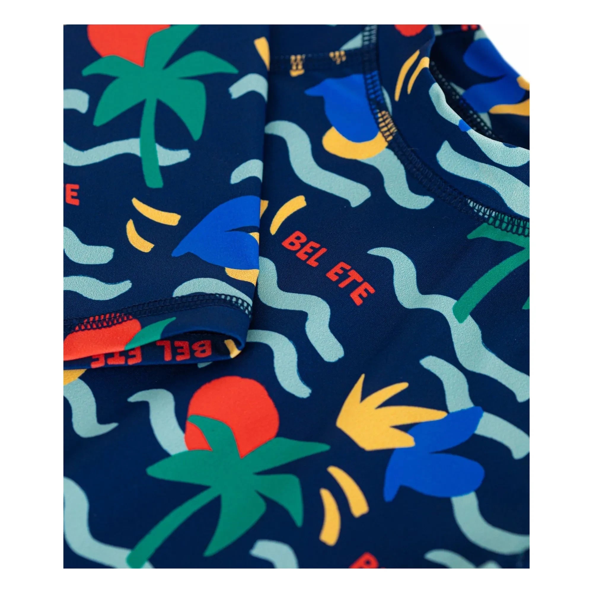 Petit Bateau - Bel Eté UV Protection Bath T-shirt | Midnight blue