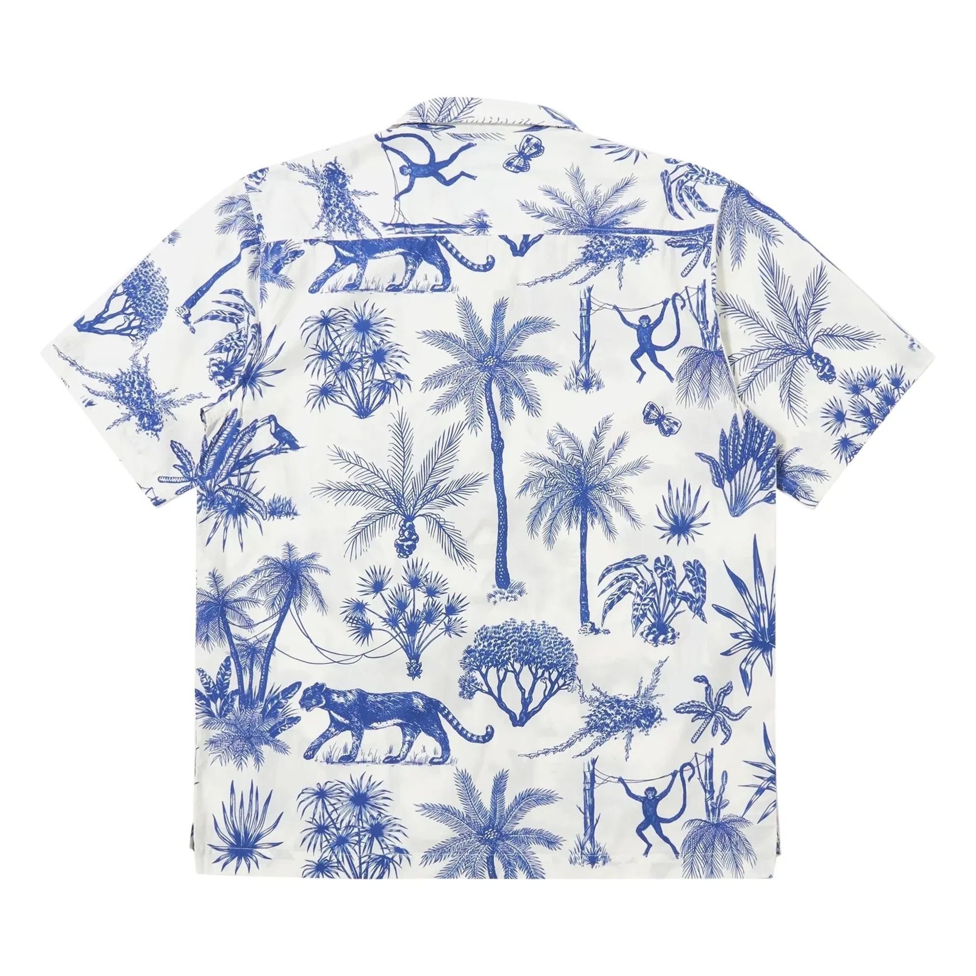 Universal Works - Chemise Camp Jungle Toile | Beyaz