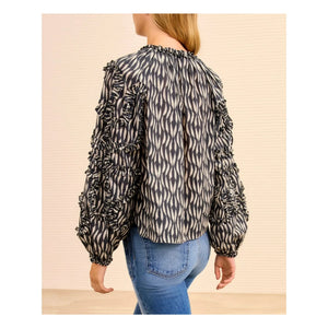 Ulla Johnson – Azrou Bluse | Schwarz