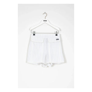 Indee - States Stripes Şort | Beyaz