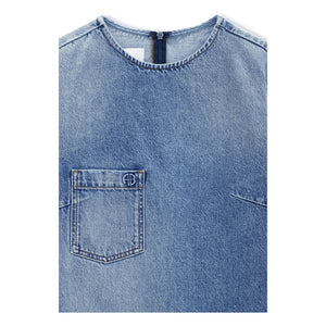 Anine Bing - Tulah Dress | Washed Blue