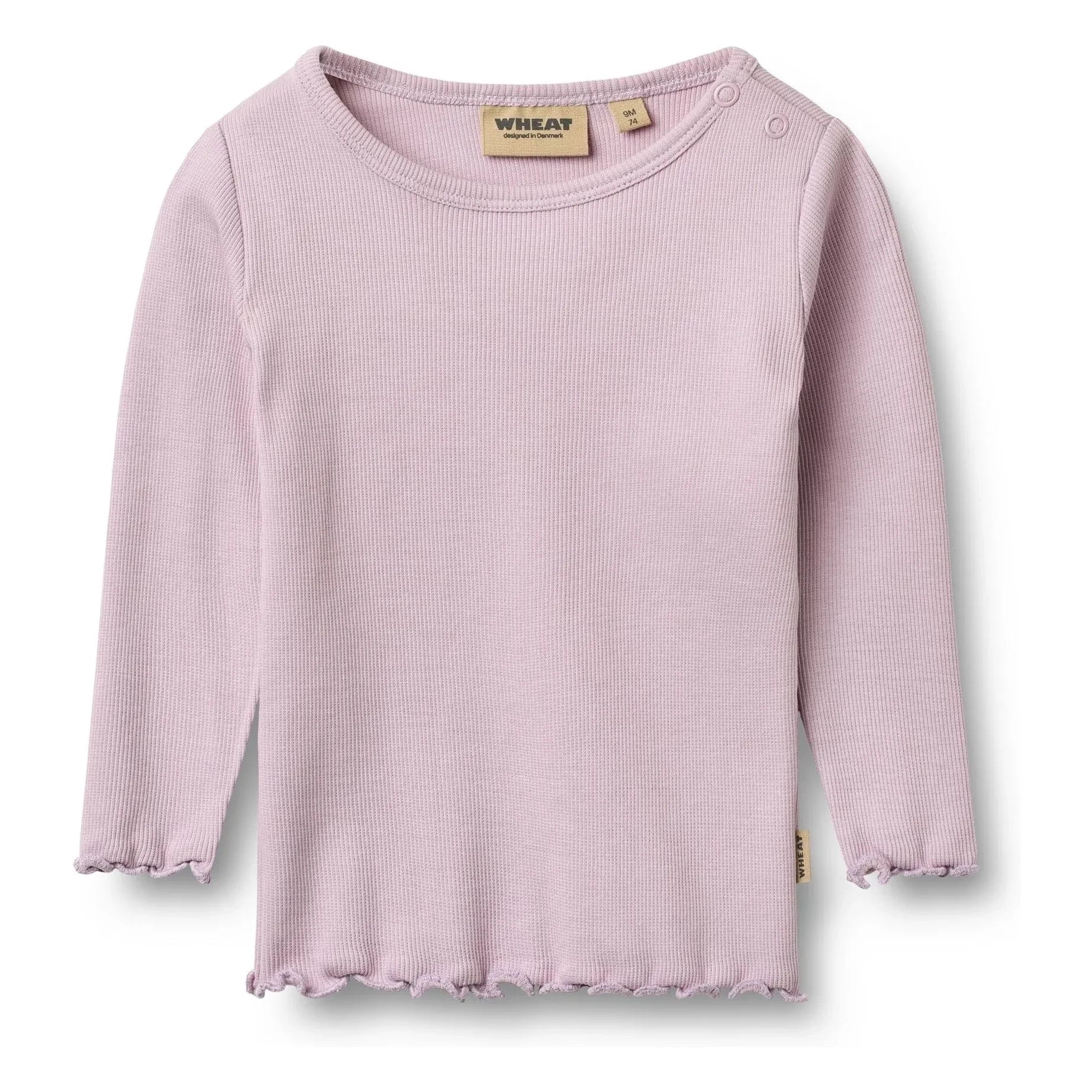 Weizen - Ida T-Shirt aus Bio-Baumwolle | Lavendel