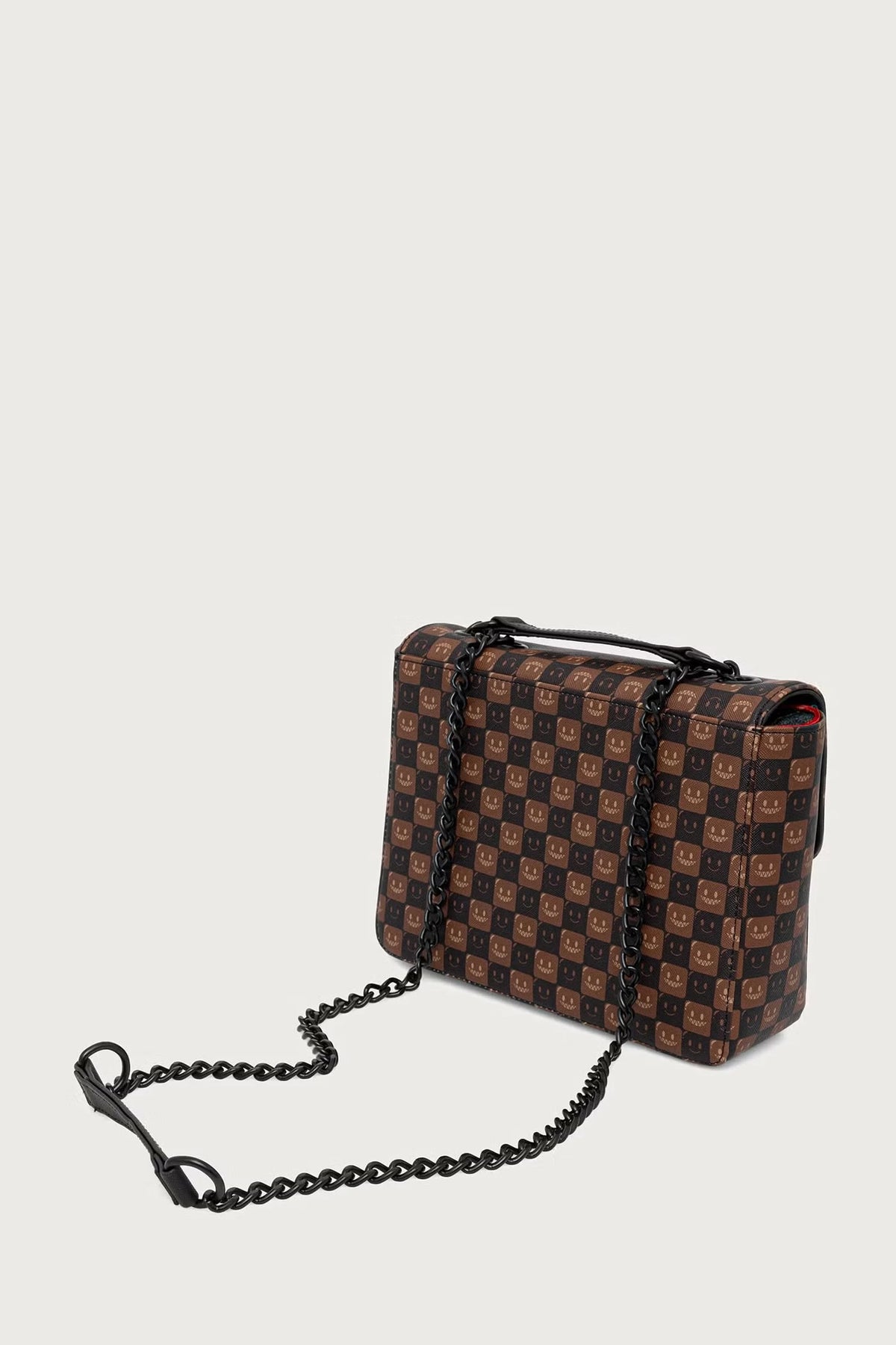 Sprayground - Braun Verstellbare Schultertasche mit Haien aus Paris 910B9310NSZ
