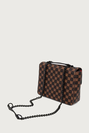 Sprayground - Braun Verstellbare Schultertasche mit Haien aus Paris 910B9310NSZ