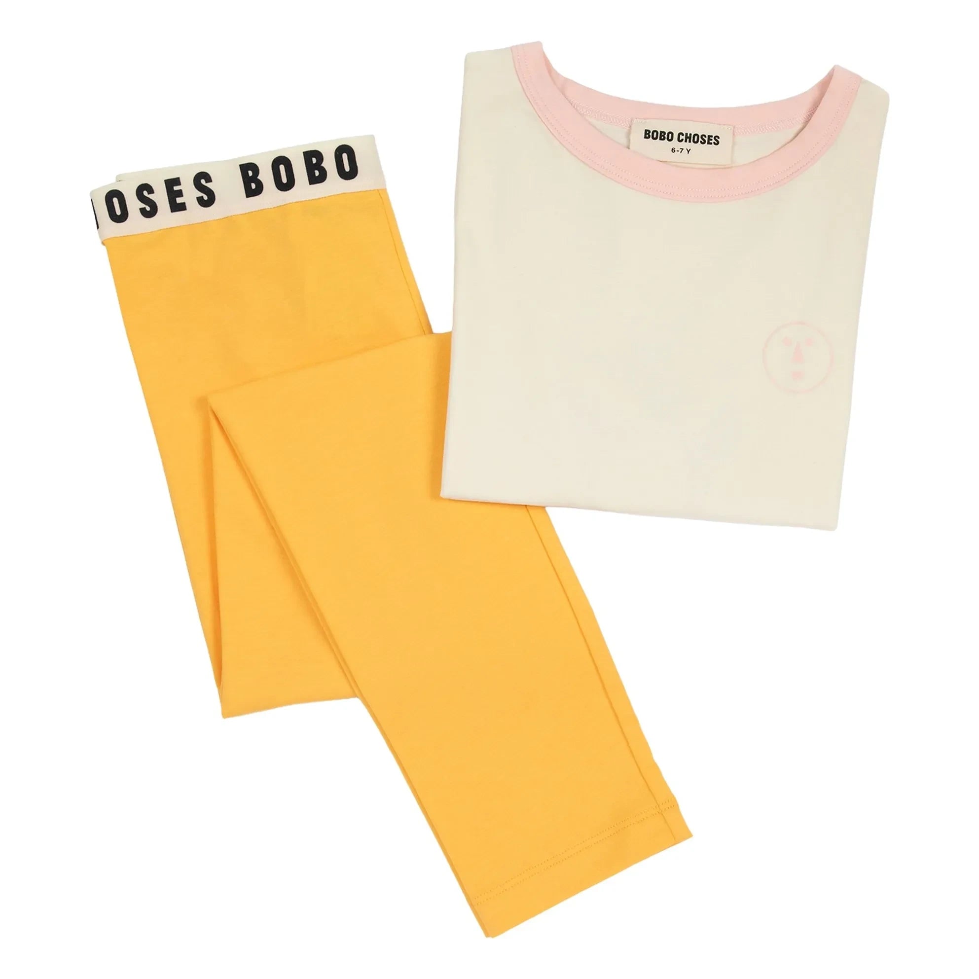 Bobo Choses - Modal ve organik pamuklu pijama | Hardal