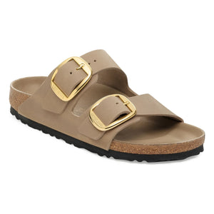 BIRKENSTOCK - Arizona Big Buckle Oiled Leather Sandal | Tobacco
