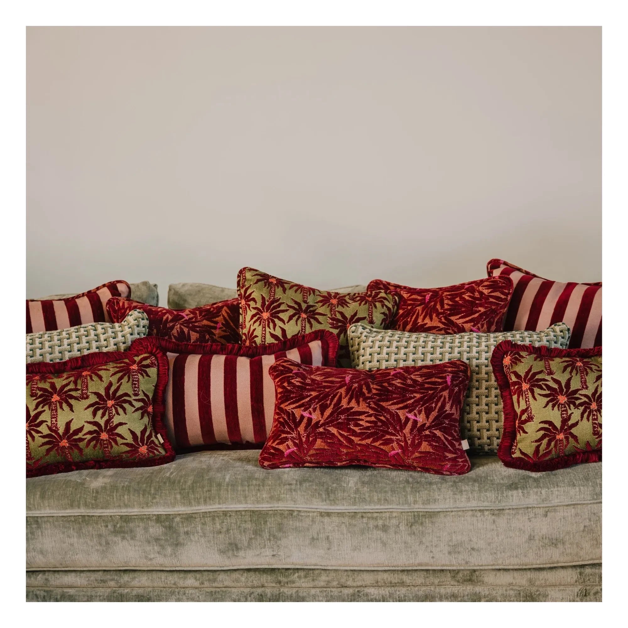 Palais - Laura x Jackie Wendekissenbezug | Olive