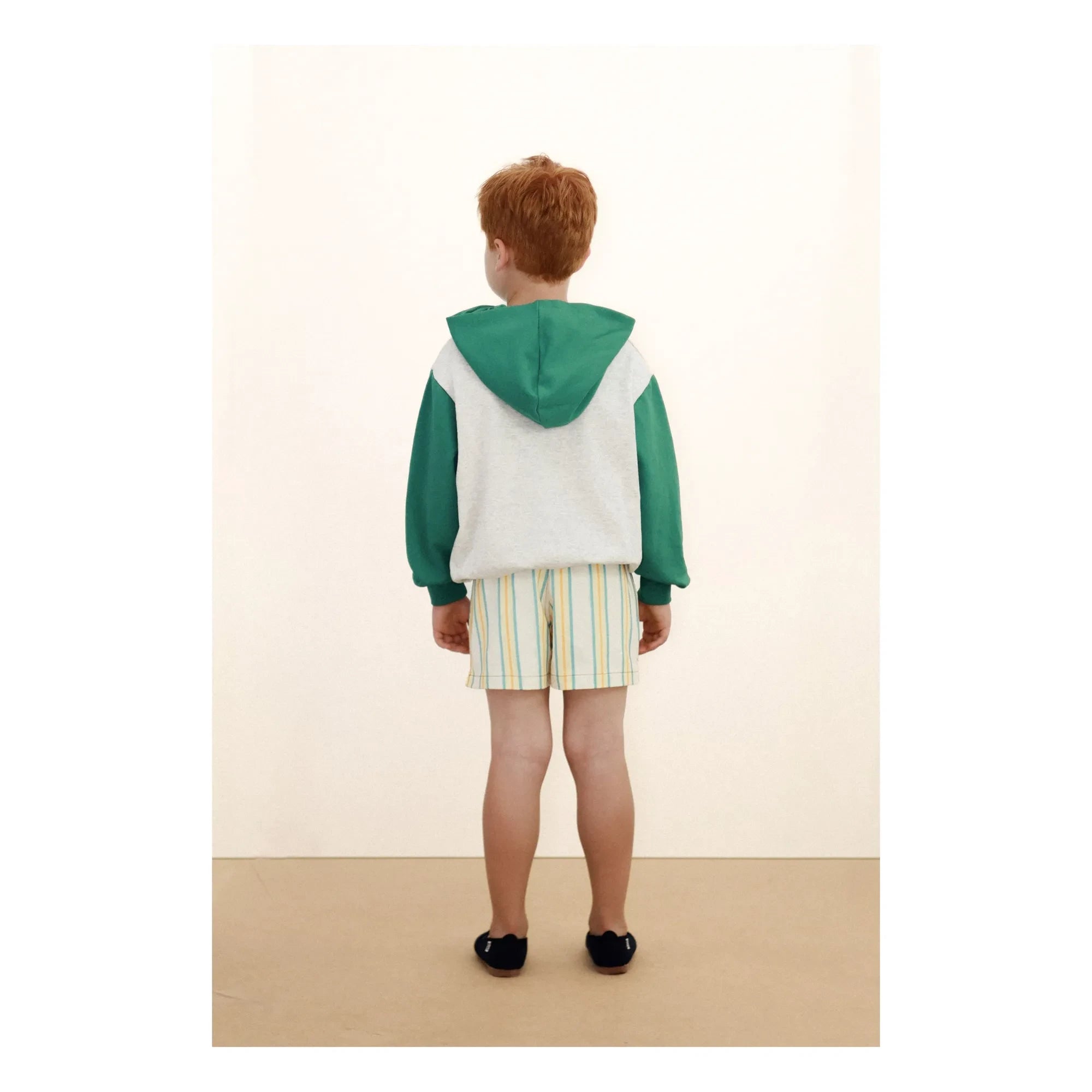 Tinycottons - Gestreifte Shorts | Weiß