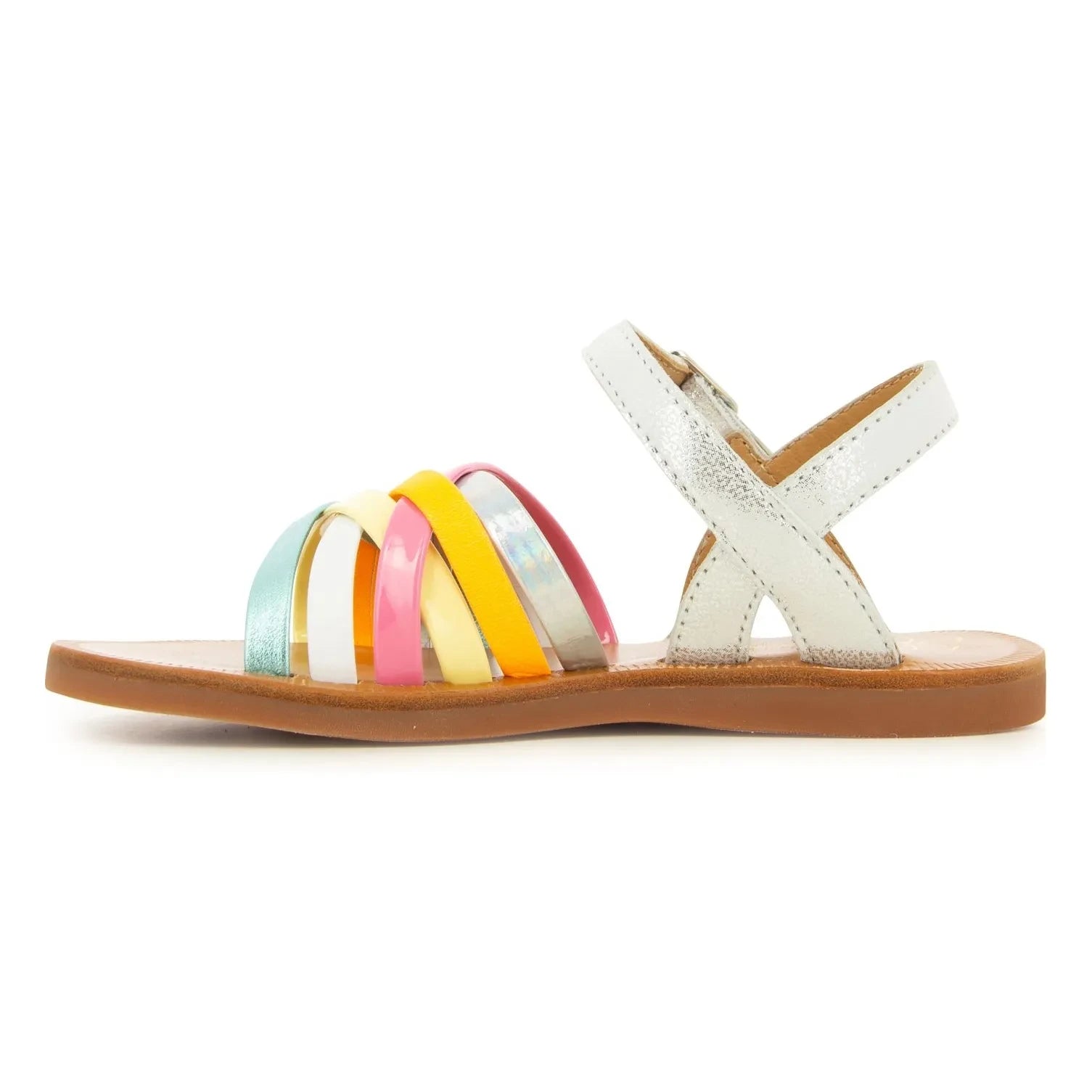 Pom d'Api - Plagette Lux sandaletler | Gümüş