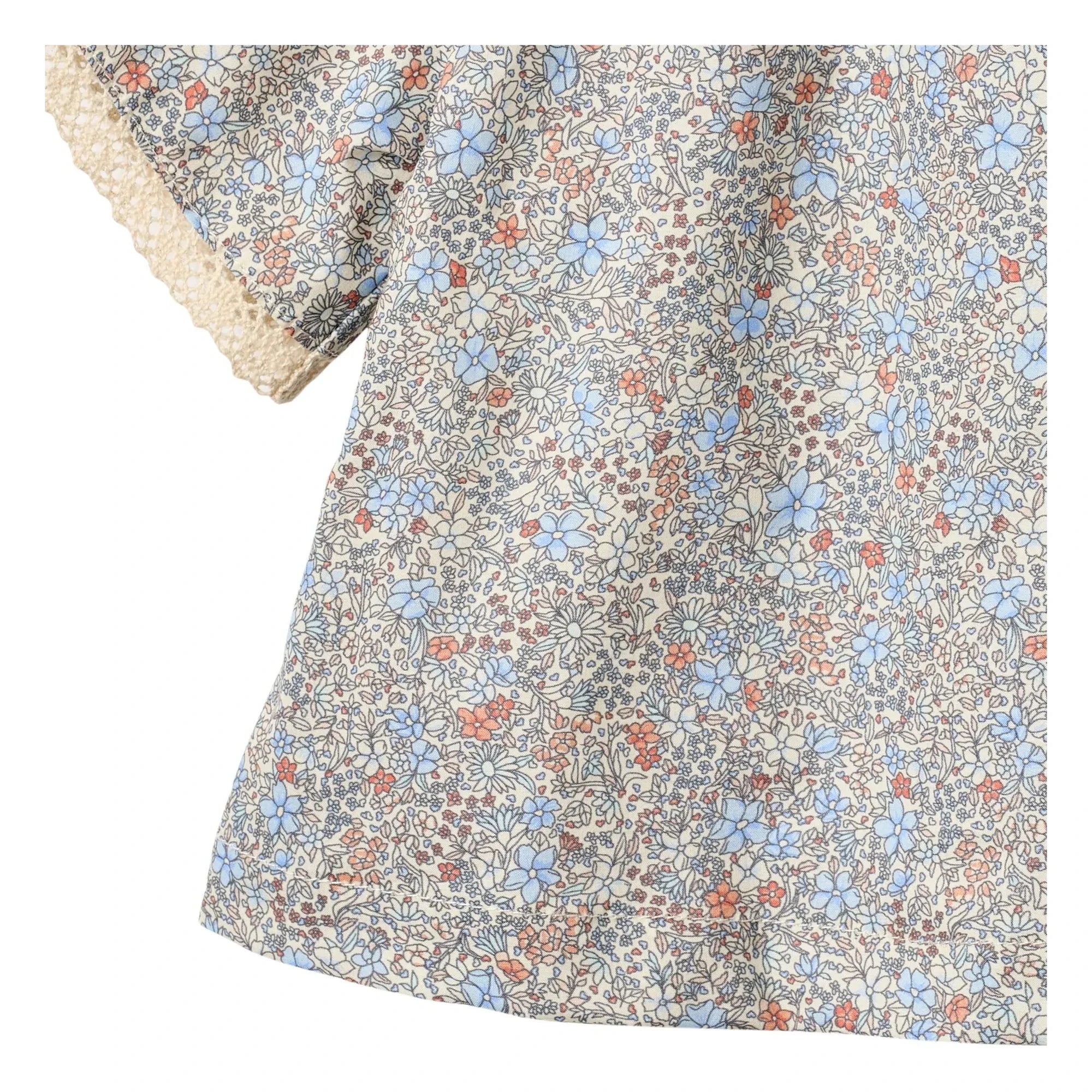 Wheat - Hannah Fleurie Bio-Baumwoll-Bluse | Hellblau