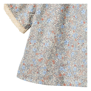 Wheat - Hannah Fleurie Bio-Baumwoll-Bluse | Hellblau
