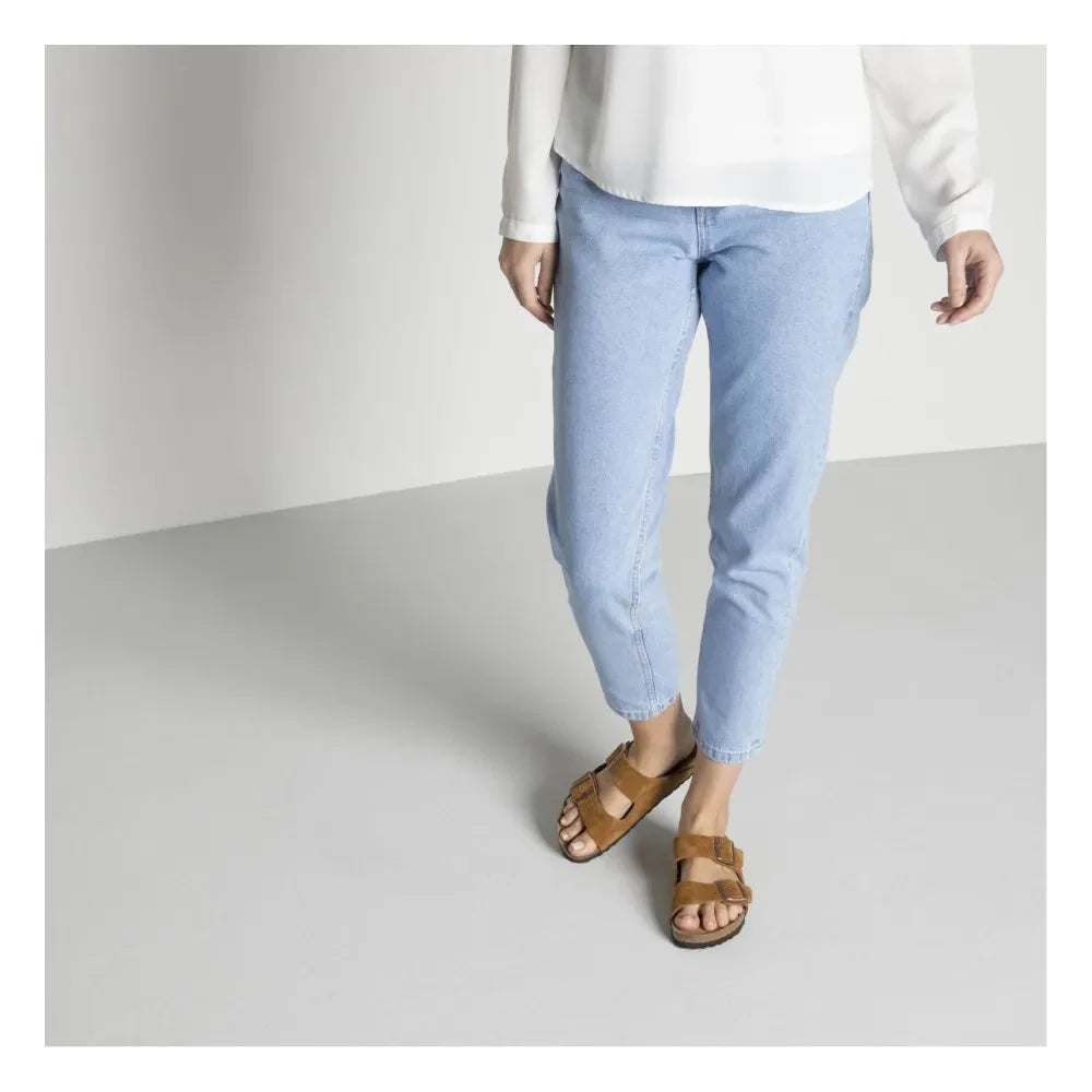 BIRKENSTOCK - Arizona Sandale aus Veloursleder | Mink
