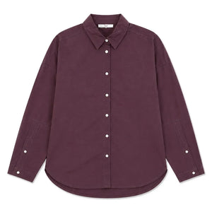 Hod - Ketty Poplin Shirt | Burgundy