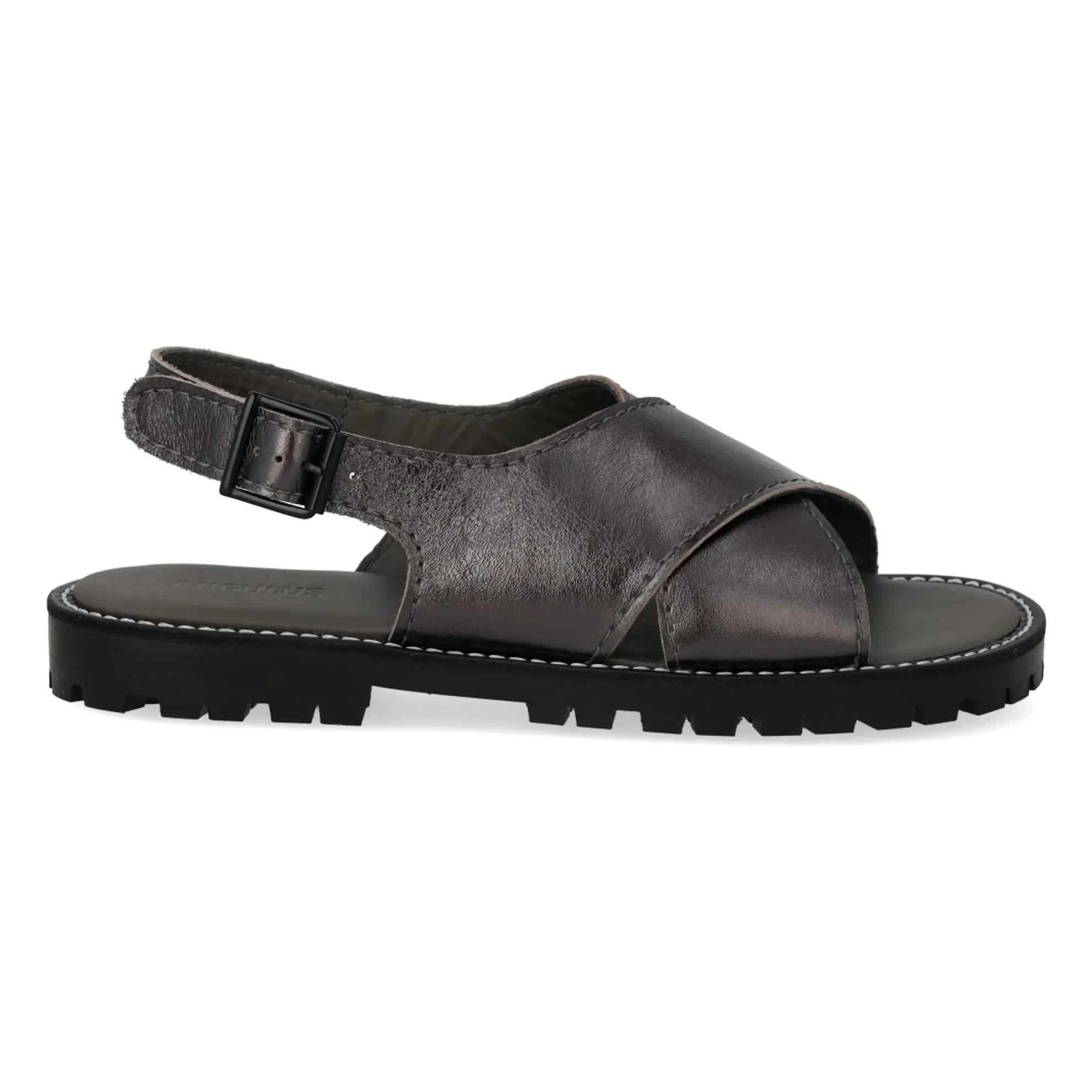 Angulus - Sandalen mit Überkreuzriemen | Schwarz