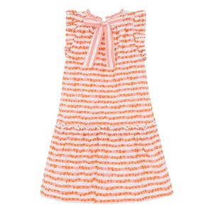 Tartine et Chocolat - Gestreiftes ärmelloses Kleid | Weiß