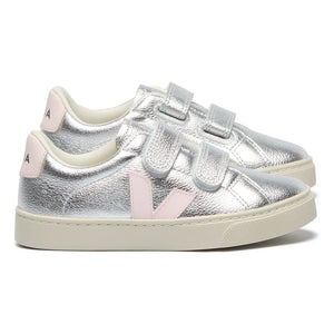 Veja - Esplar Deri Çizik Sneaker | Gümüş