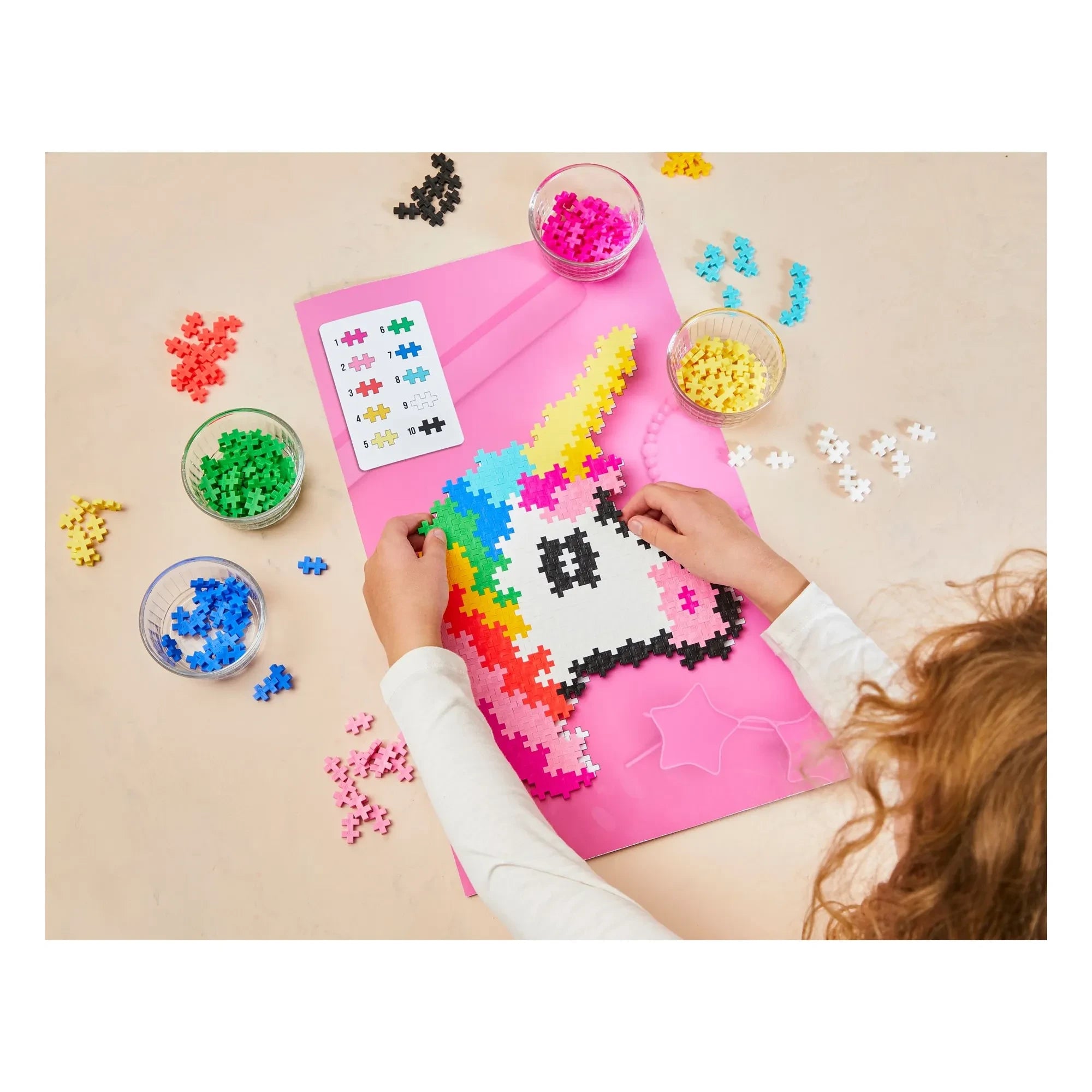 Plus-Plus - Unicorn puzzle - 250 parça