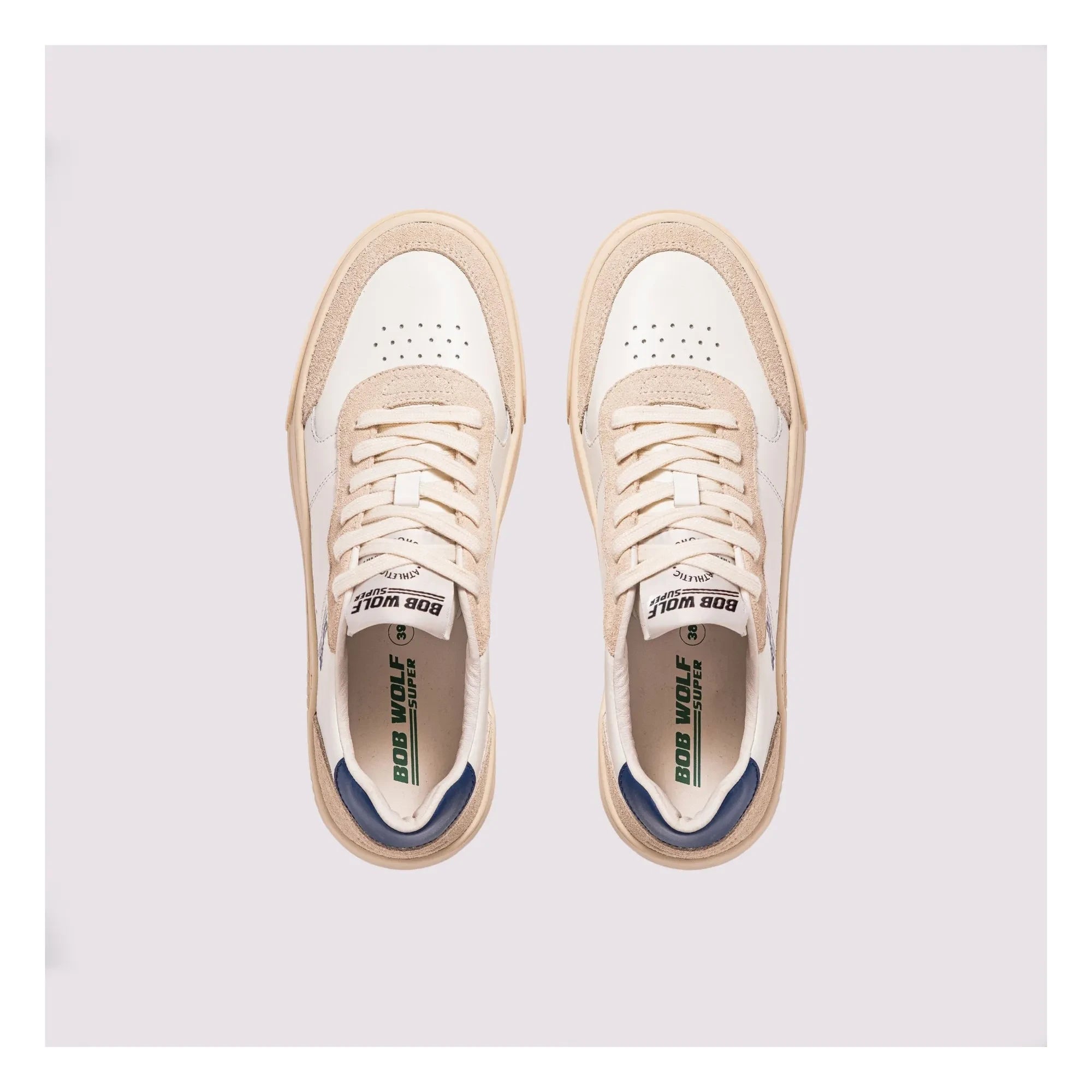 Bob Wolf - Legacy '76 Deri ve Süet Sneakers | Kum