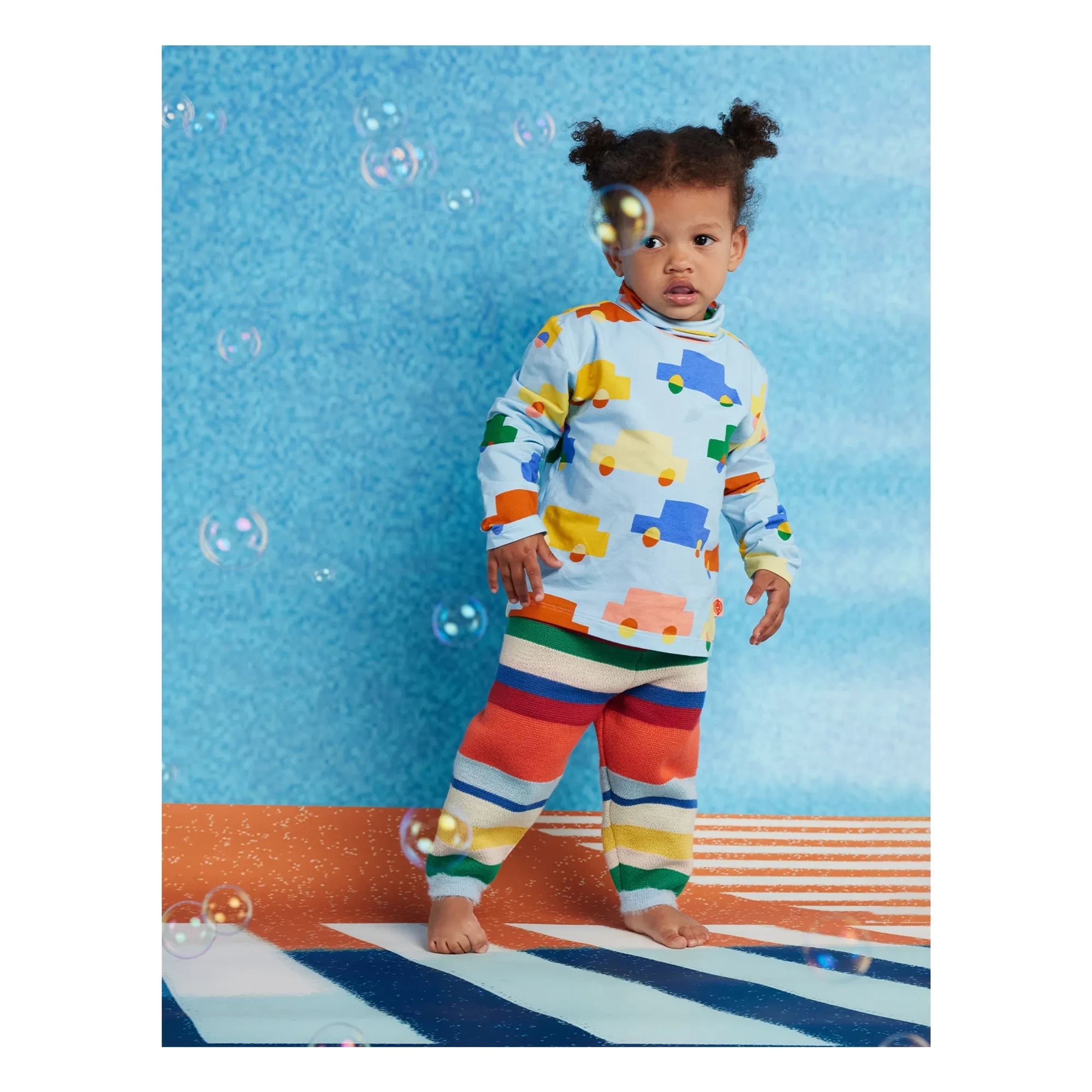 Halcyon Nights - Turtleneck Cars Organic Cotton | Light Blue