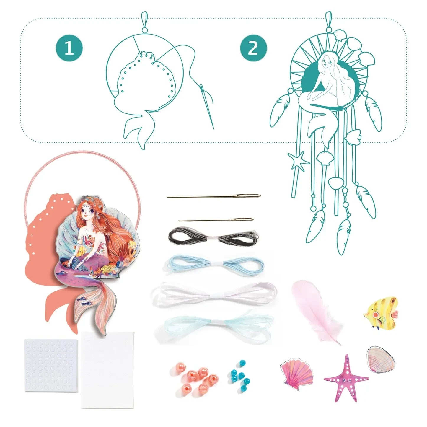 Djeco - DIY Kit - Tatlı Denizkızı Düş Kapanı