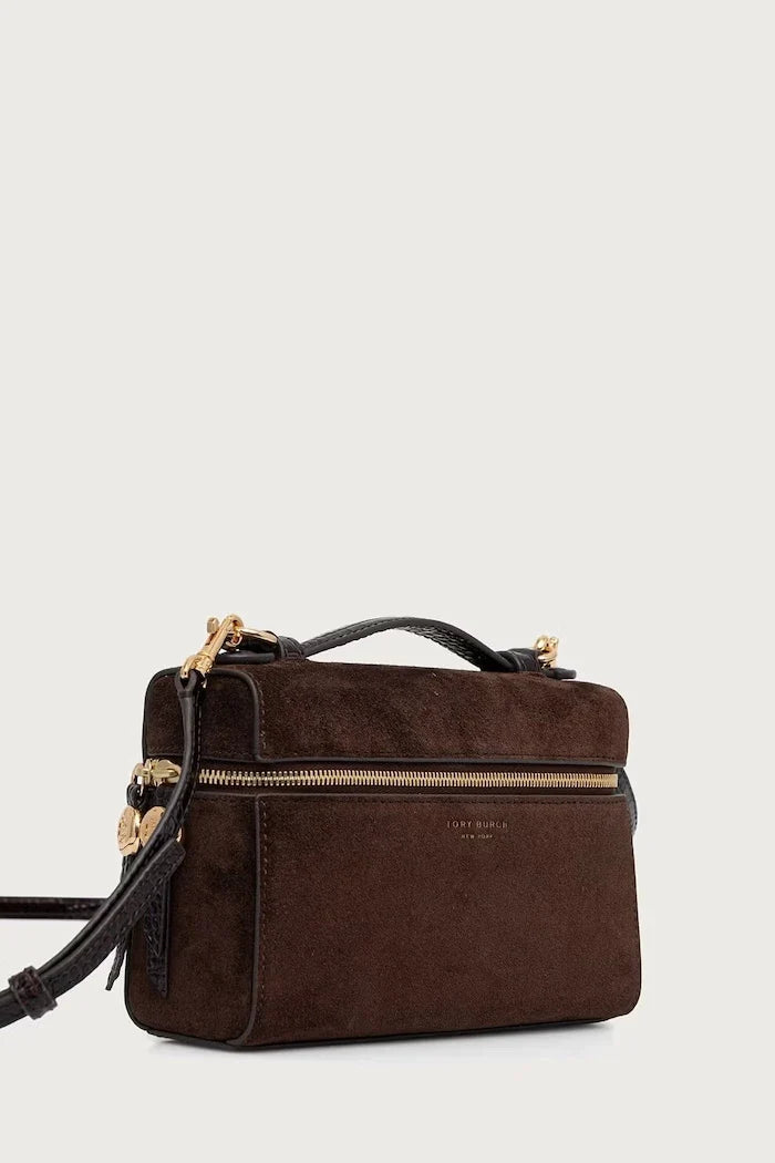 Tory Burch Kadın Süet Crossbody Çanta Romy