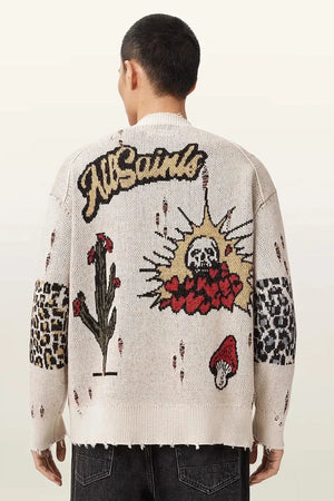 AllSaints Erkek Yün Karışımlı Yelek FOXX