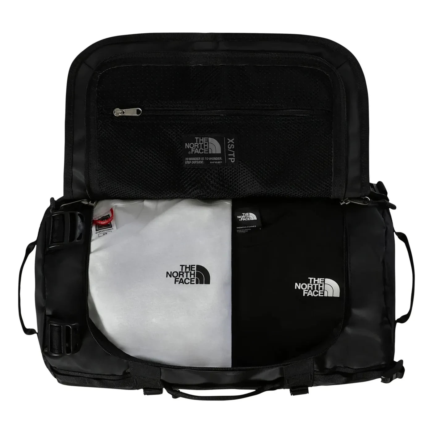 The North Face - Base Camp Duffel XS Geri Dönüştürülmüş Elyaf Çanta | Siyah