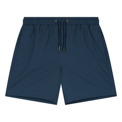 Beachlife - Badehosen-Shorts mit Uni-Textur | Nachtblau