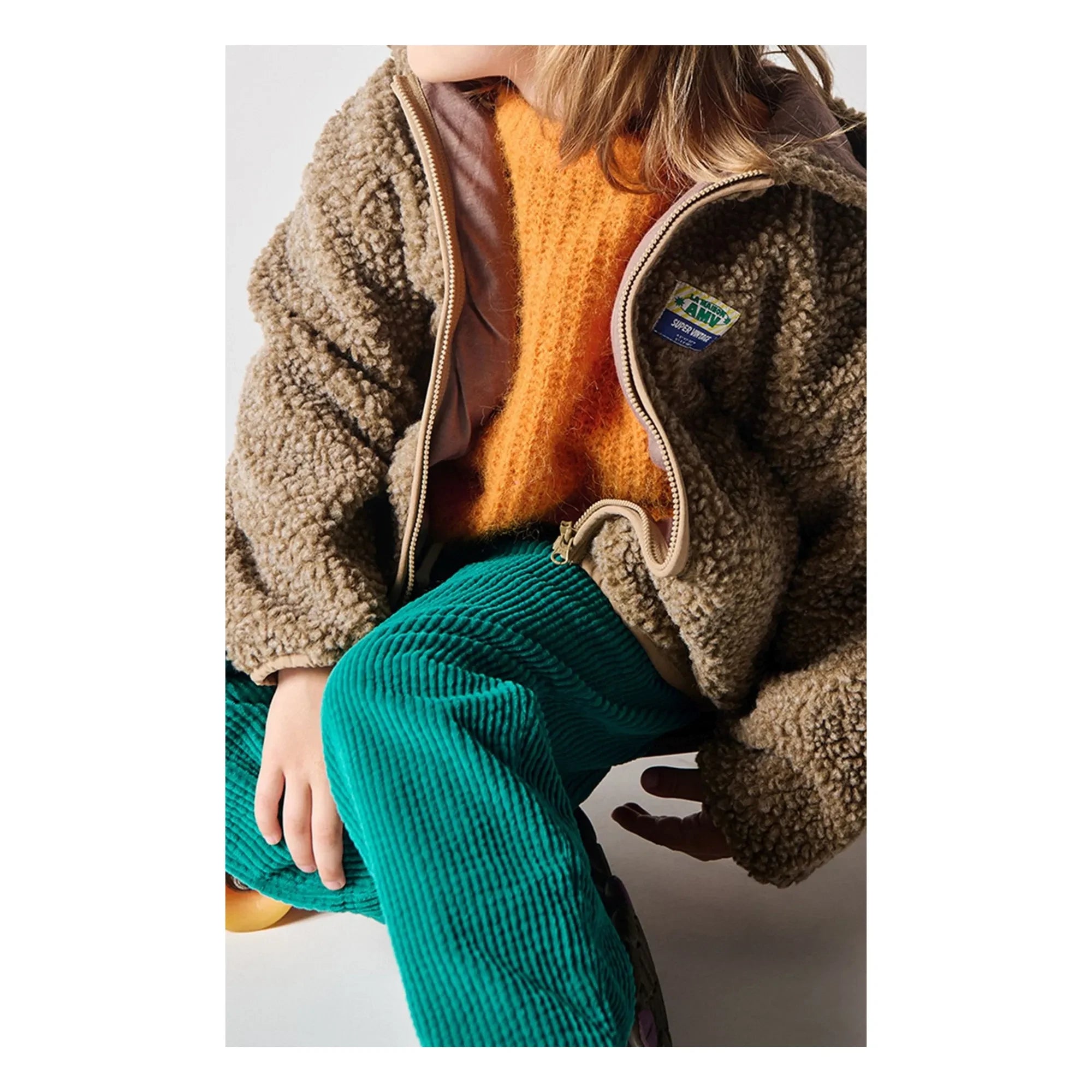 American Vintage - Hoktown Sherpa Kapuzenjacke | Kaffee