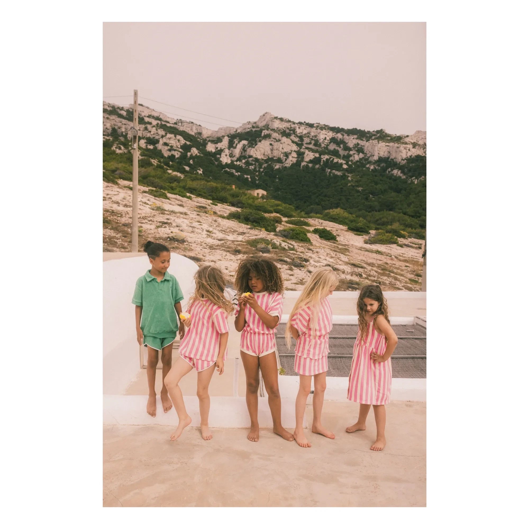 We Are Kids - Bree Organik havlu T-shirt | Şeker pembesi