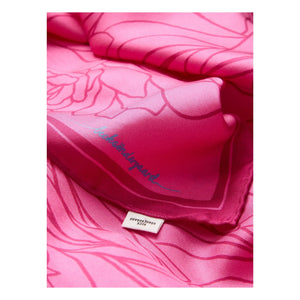 Becksöndergaard - Stencia Lale Silk Scarf | Floresan Pink