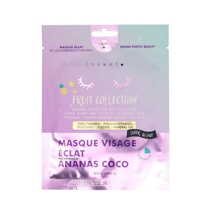 Inuwet - Ananas Hindistan Cevizi Işıltılı Yüz Maskesi