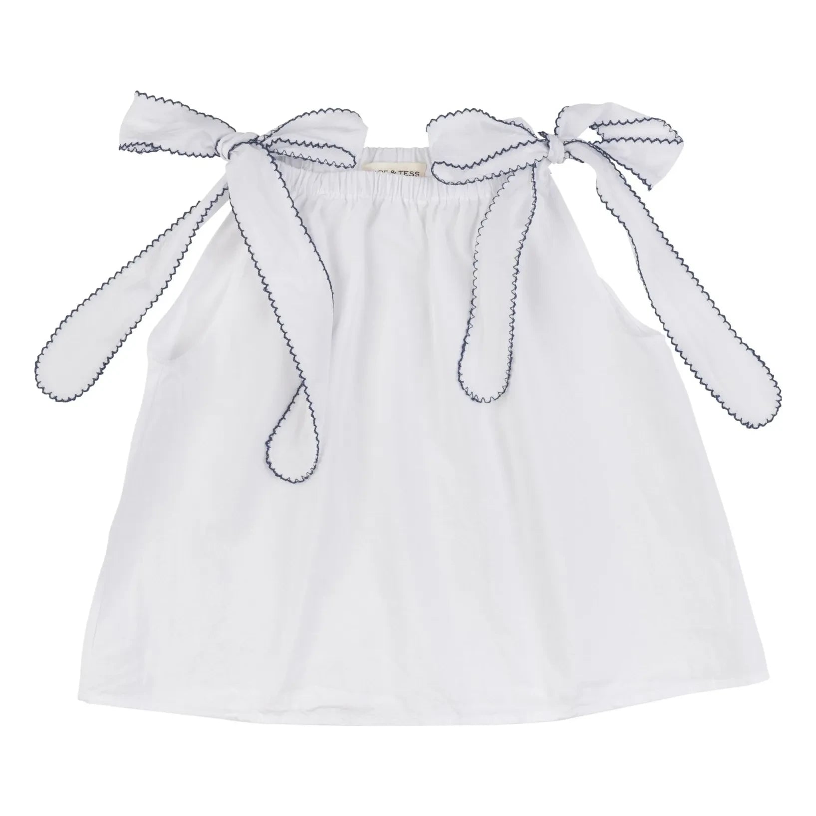 Babe & Tess - Top Straps Knots Nina | White