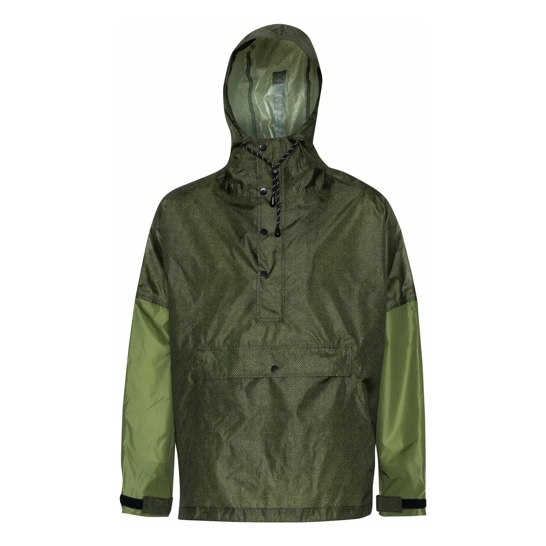 Rainkiss - Herringbone waterproof anorak | Khaki
