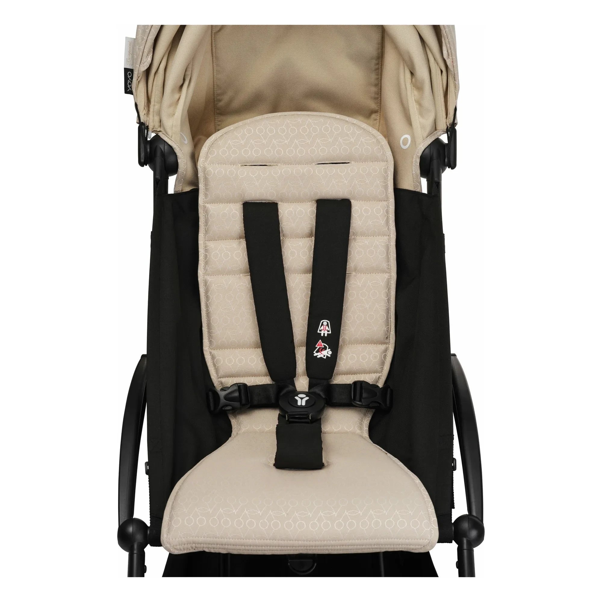 Stokke® - YOYO³ Bonpoint 6+ Bebek Arabası Siyah çerçeve | Bej