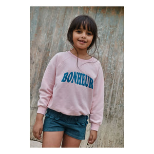 Emile et Ida - Sweat Bonheur Organik Pamuk | Pembe