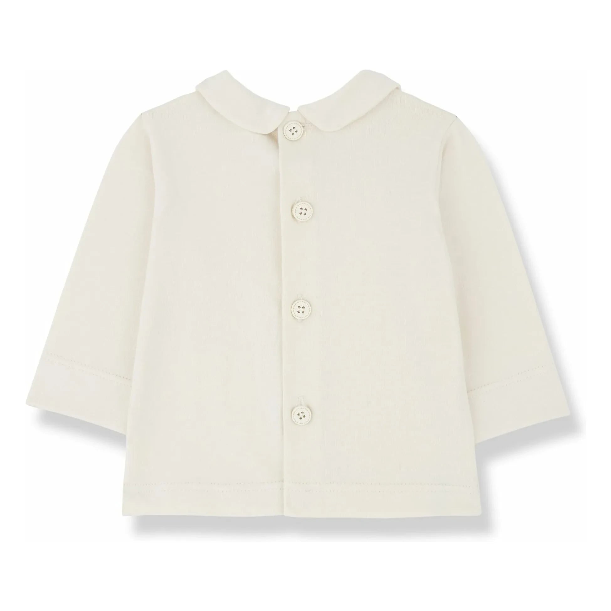 1+ in the family - Colette organic cotton blouse | Ecru