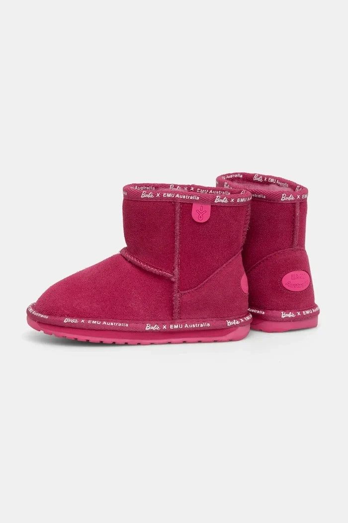 Emu Australia Barbie Wallaby Mini Çocuk Süet Kar Botu