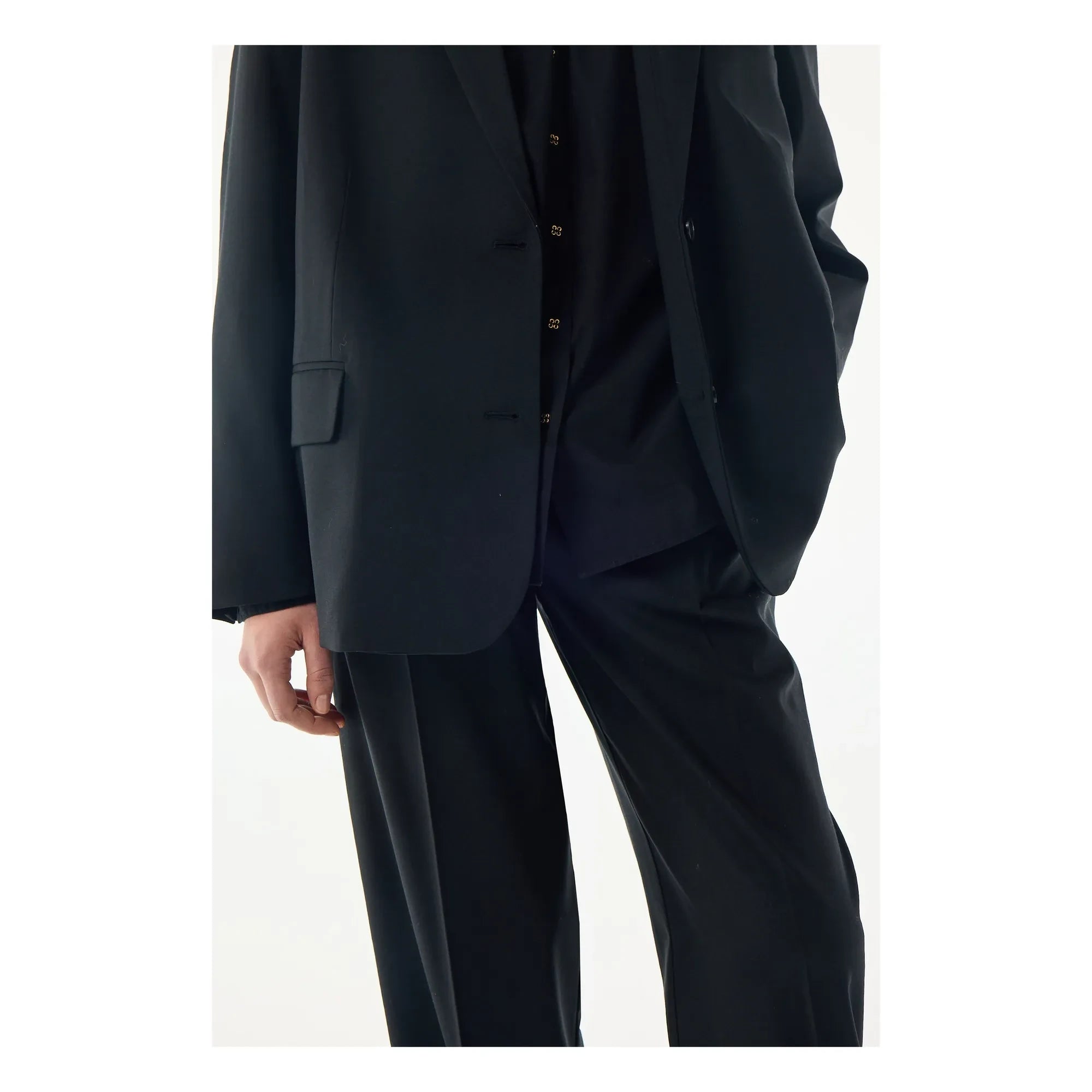 BELLEPIECE - Tailoring London Saf Yün Ceket | Siyah