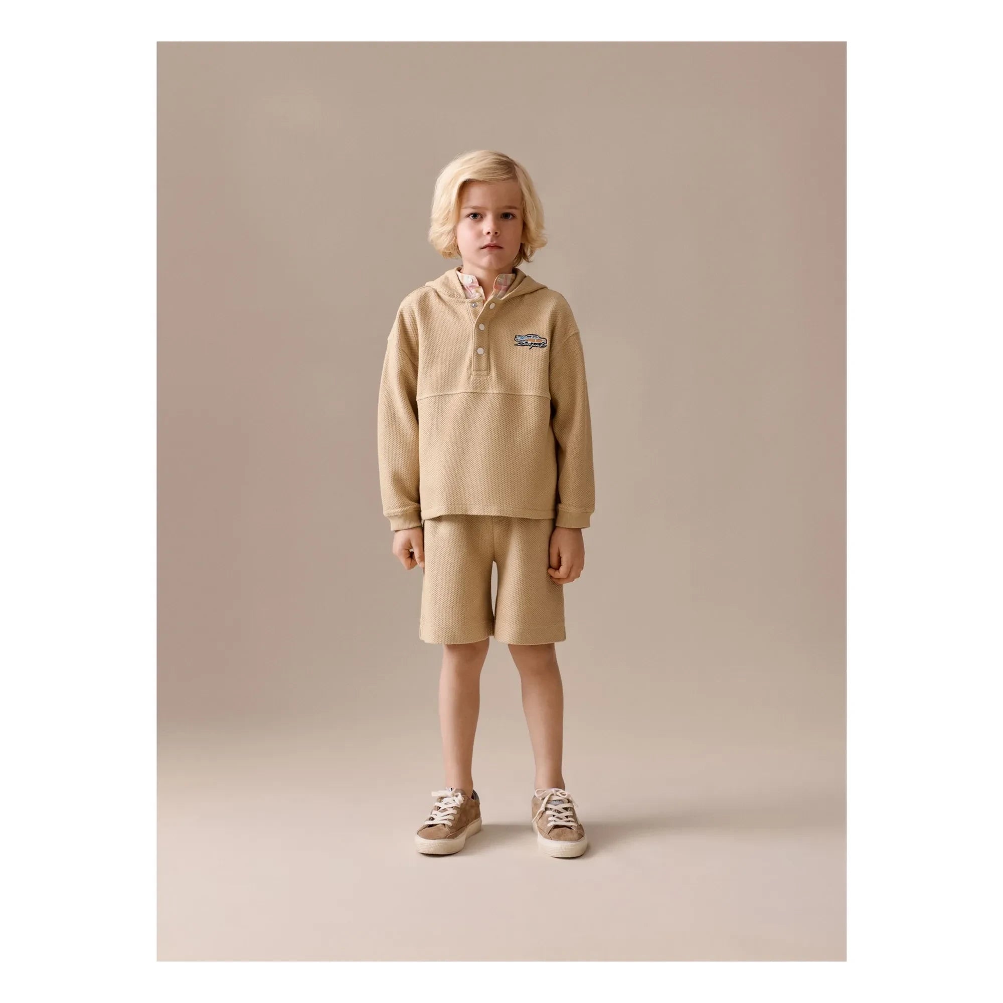 Bonpoint - Edan Hoodie aus Bio-Baumwolle | Beige