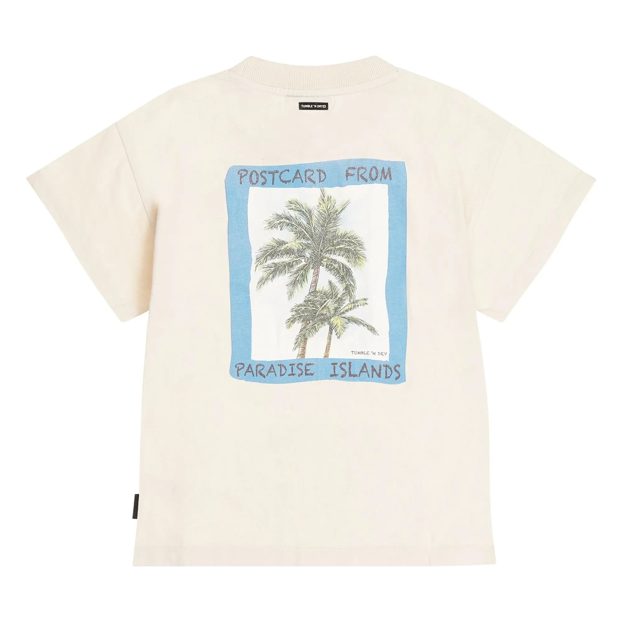 Tumble N'Dry - Paradise Islands Oversize Tişört Organik pamuk | Ekru