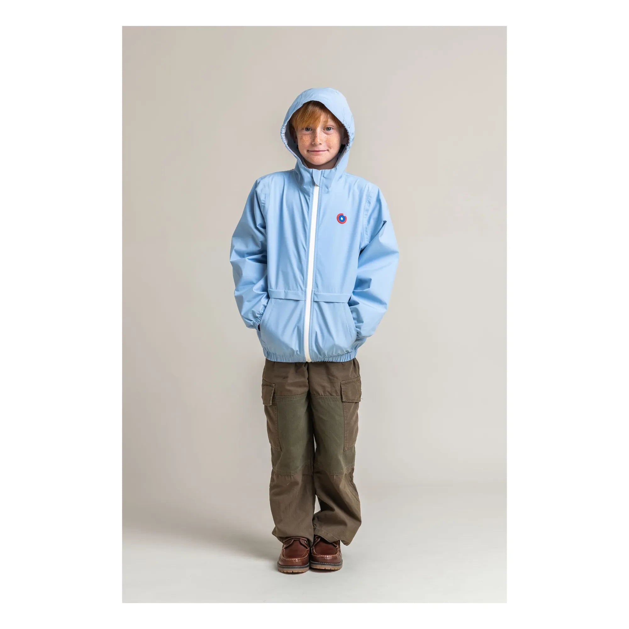 Flotte - Bastille Waterproof Windbreaker Recycled Fiber | Light Blue