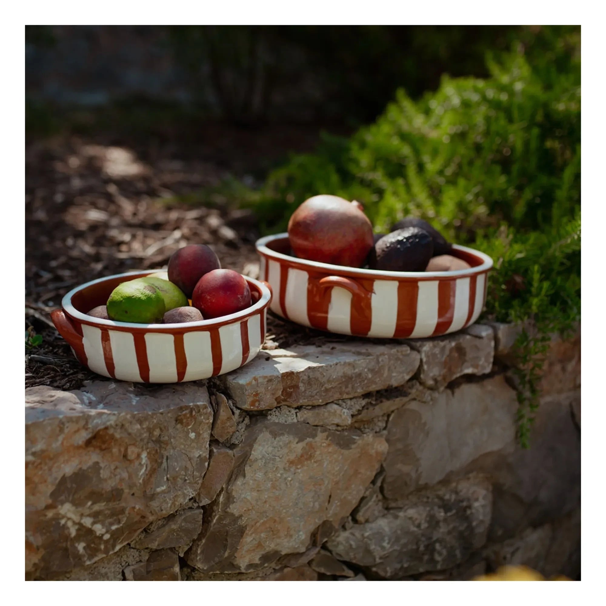 Denise - Ellis Servierteller | Terracotta