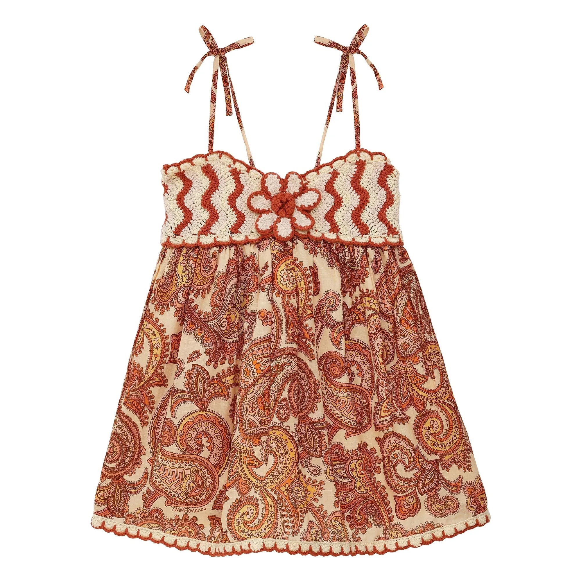 Zimmermann - Patience Paisley Kleid | Braun