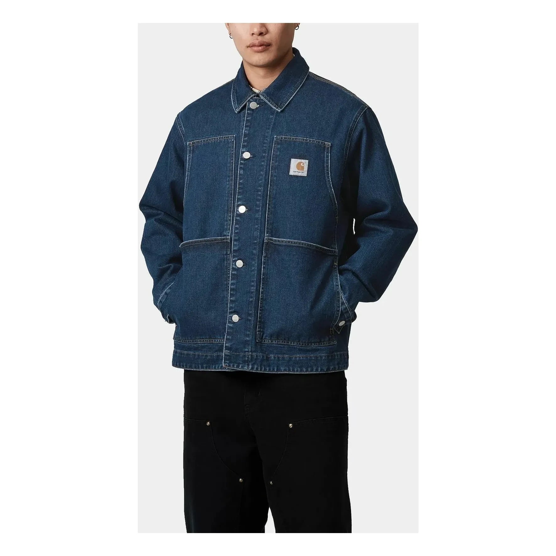 Carhartt WIP - OG Double Front Denim Biobaumwolljacke | Blau